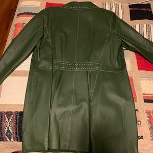Bradley Bayou Green leather jacket